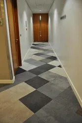 Pvc tiles in the hallway photo