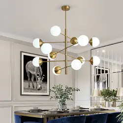 Chandeliers Balls In The Living Room Photo