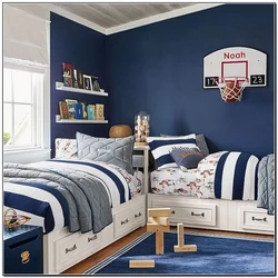Beds in a teenager's bedroom photo