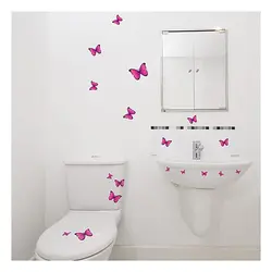 Bath with butterflies photo small