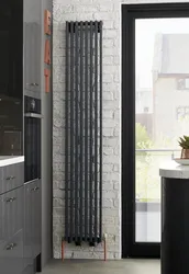 Vertical Radiators In The Kitchen Photo