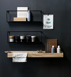 Shelves In Loft Bathroom Photo