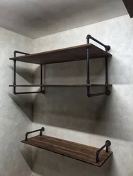 Shelves In Loft Bathroom Photo