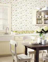 Children's wallpaper in the kitchen photo