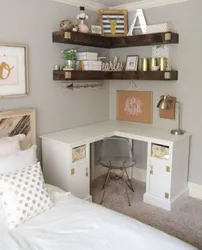 Table Shelf For Bedroom Photo