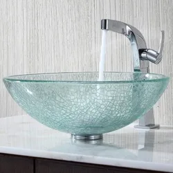 Glass Bath Sink Photo