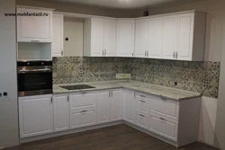 Vintage countertop in the kitchen photo