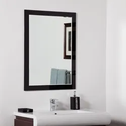 Черное Зеркало В Ванной Фото