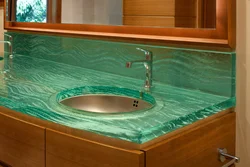 Bathtubs made of liquid stone photo