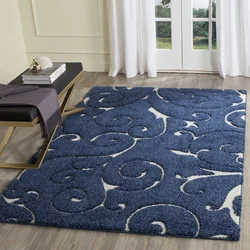 Синий ковры для гостиной фото
