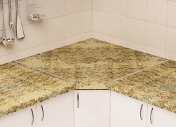 Moisture-resistant countertop for kitchen photo