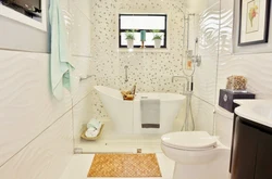 Narrow Bathroom Tiles Photo