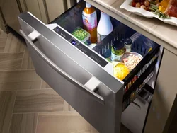 Undercounter refrigerator kitchen photo