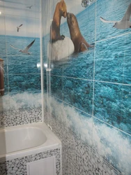 Dolphin bath panels photo