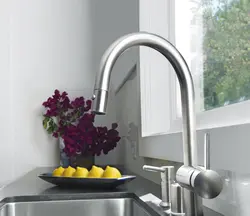 Pull-out faucet for kitchen photo