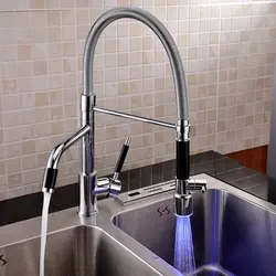 Pull-out faucet for kitchen photo