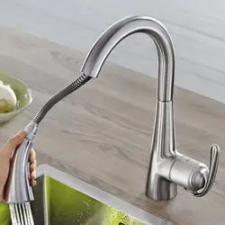 Pull-out faucet for kitchen photo