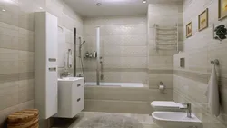 Long tiles in the bathroom photo