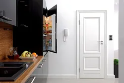 Close the door in the kitchen photo