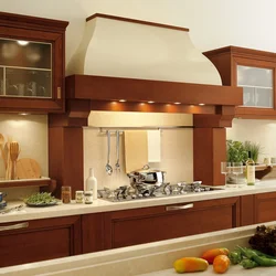 Decorative Hood In The Kitchen Photo