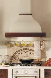 Декоративная вытяжка в кухне фото