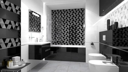 Bathroom Tiles Geometry Photo