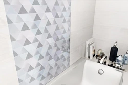 Bathroom tiles geometry photo
