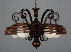 Wooden chandeliers photo for bedroom