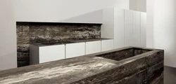 Bergamo marble countertop kitchen photo