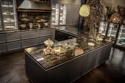 Bergamo Marble Countertop Kitchen Photo