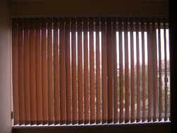 Photo of vertical blinds on the loggia