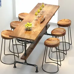 Столы для кухни баров фото