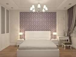 Wallpaper panel bedroom photo