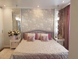 Wallpaper panel bedroom photo