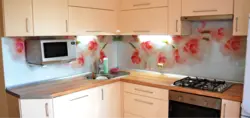 Install a photo panel in the kitchen
