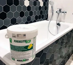 Epoxy Grout In The Bathroom Photo