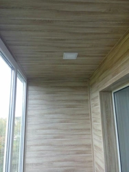 Laminate On Loggia Ceiling Photo