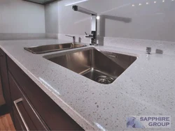 Kitchen With Cast Countertop Photo