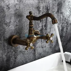 Old bathroom faucet photo