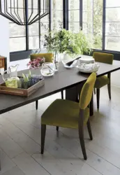 Mustard chairs for the kitchen photo