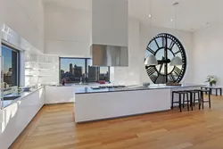 Round window in the kitchen photo