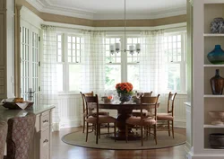 Round window in the kitchen photo