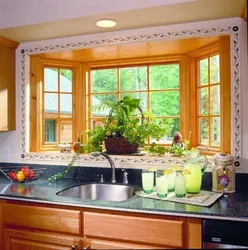 Country kitchens by the window photo