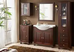 Photo Of Wooden Bathroom Furniture