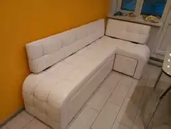 Photo of double sofas for the kitchen