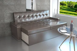 Photo of double sofas for the kitchen