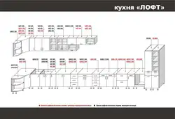 Kitchen modules dimensions photo