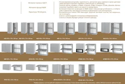 Kitchen modules dimensions photo