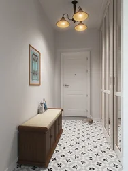 Honeycomb tiles in the hallway photo