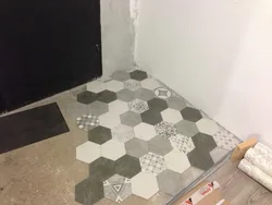 Honeycomb Tiles In The Hallway Photo